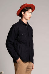 ROY OVERSHIRT IN MIXED WOOL