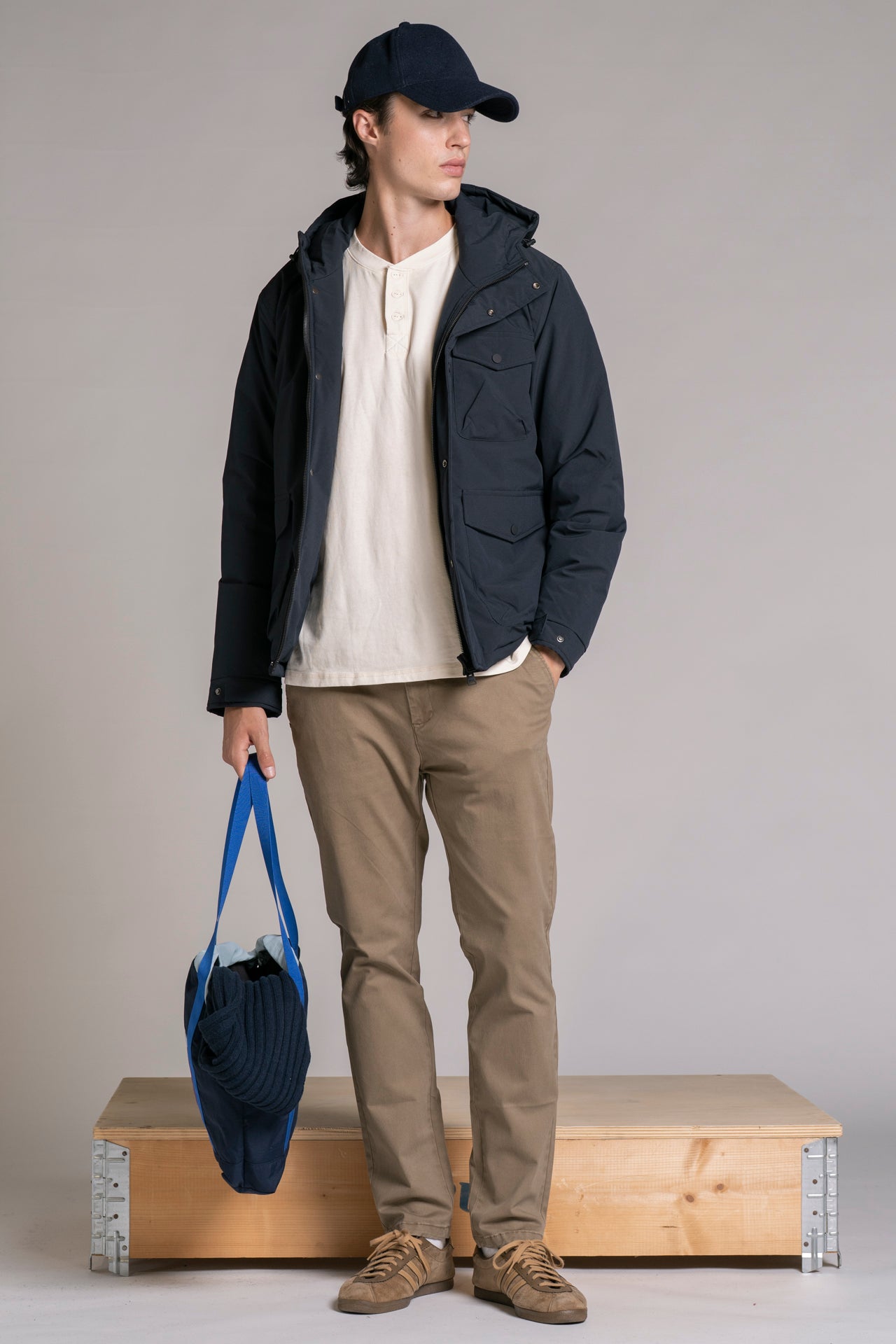 LOUIS JACKET HOODIE IN POLYESTER