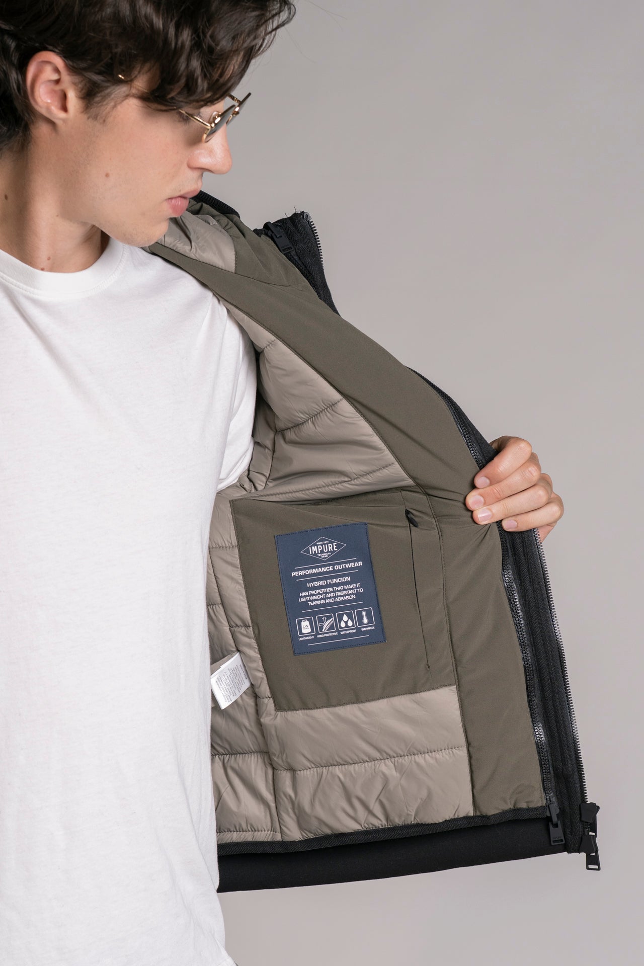 YORK JACKET HOODIE IN SCUBA 3 IN 1