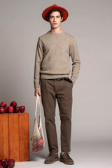 DUKE ROUND NECK IN MOULINE'