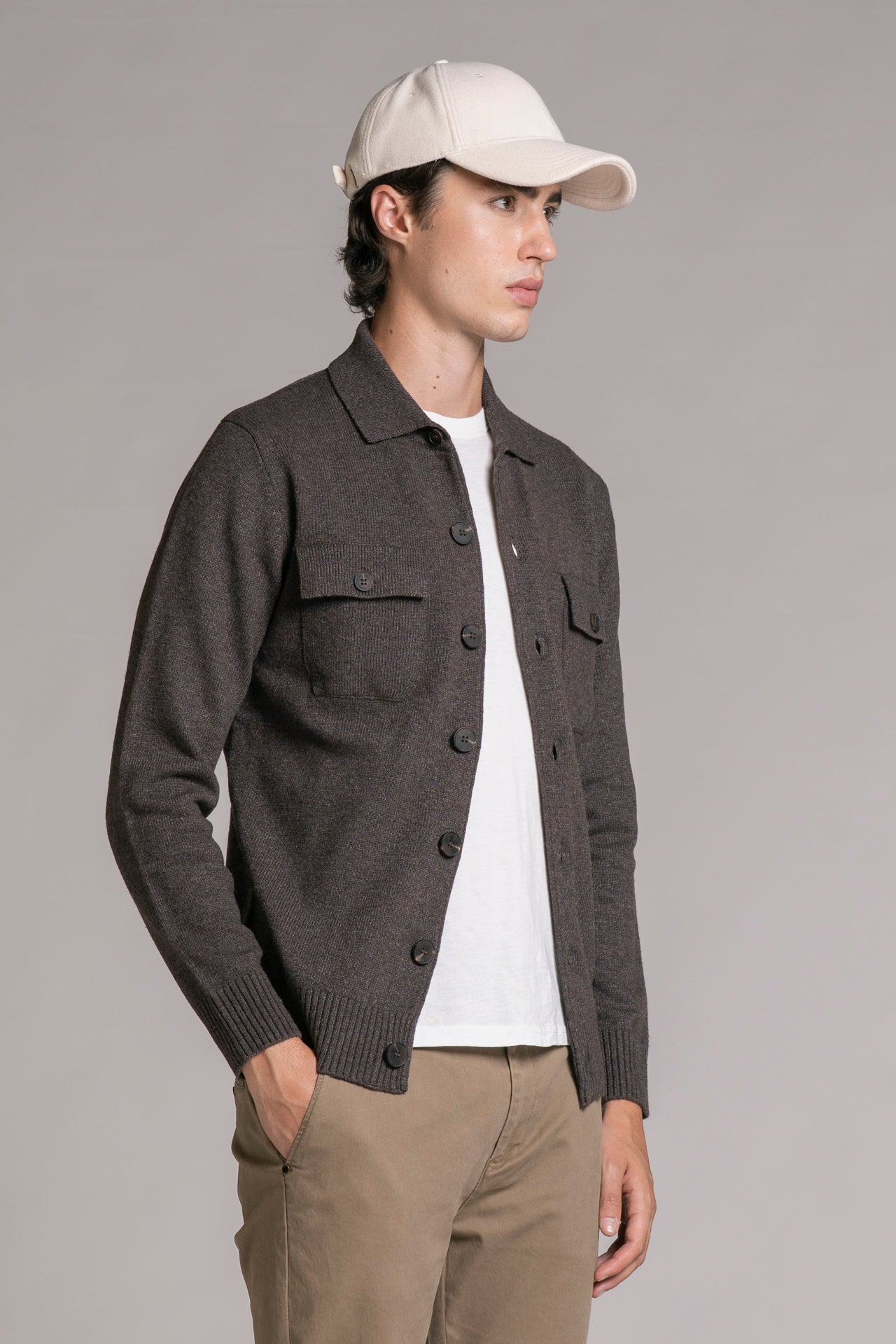 ZACK OVERSHIRT MIXED WOOL