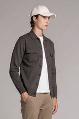 ZACK OVERSHIRT MIXED WOOL