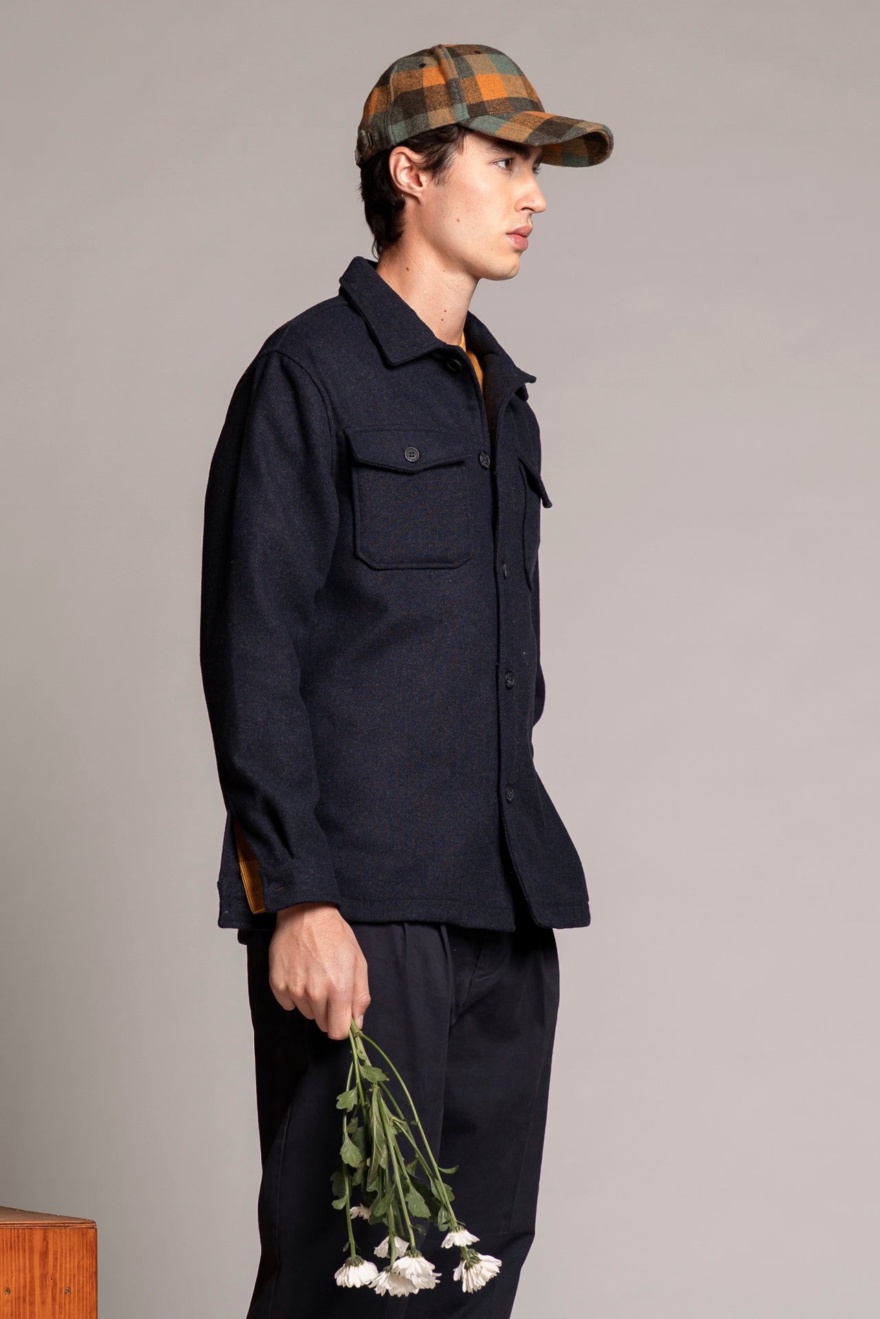 GABRIEL SHIRT HERRINGBONE