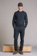 DUKE ROUND NECK IN MOULINE'