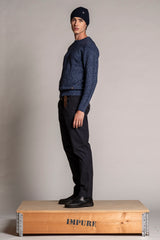 DUKE ROUND NECK IN MOULINE'