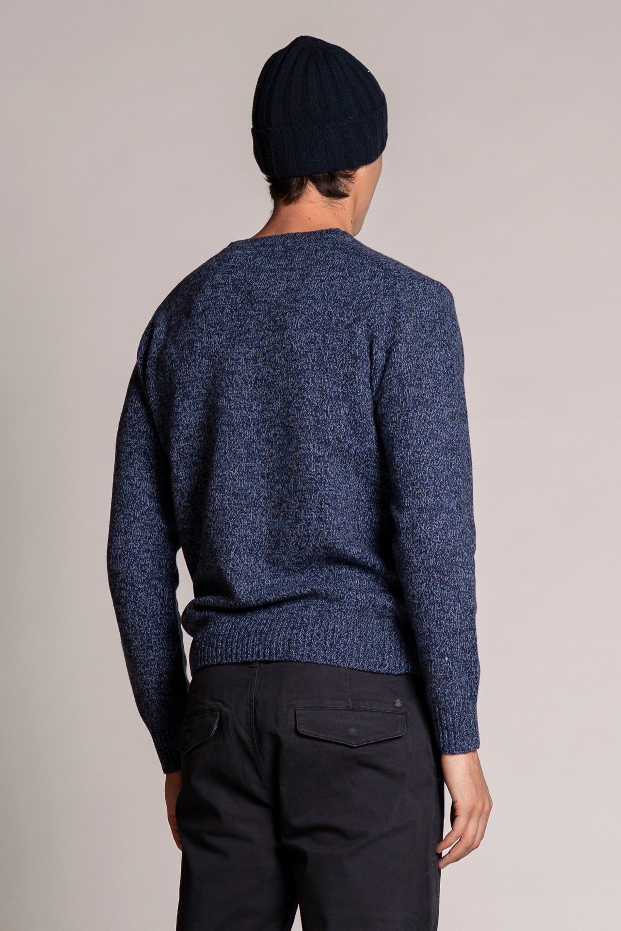 DUKE ROUND NECK IN MOULINE'