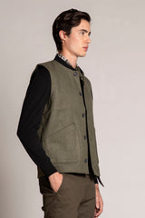 MARSH GILET MIXED WOOL