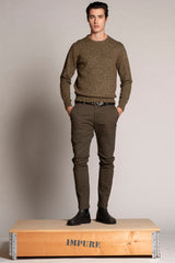 DUKE ROUND NECK IN MOULINE'