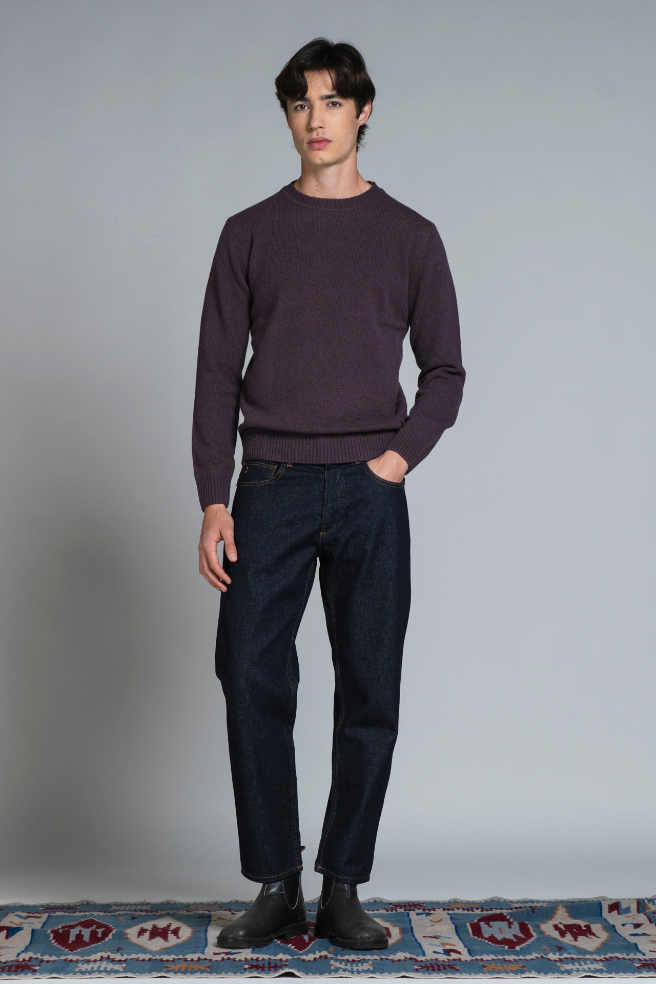 CHARLIE ROUND NECK IN LAMBSWOOL