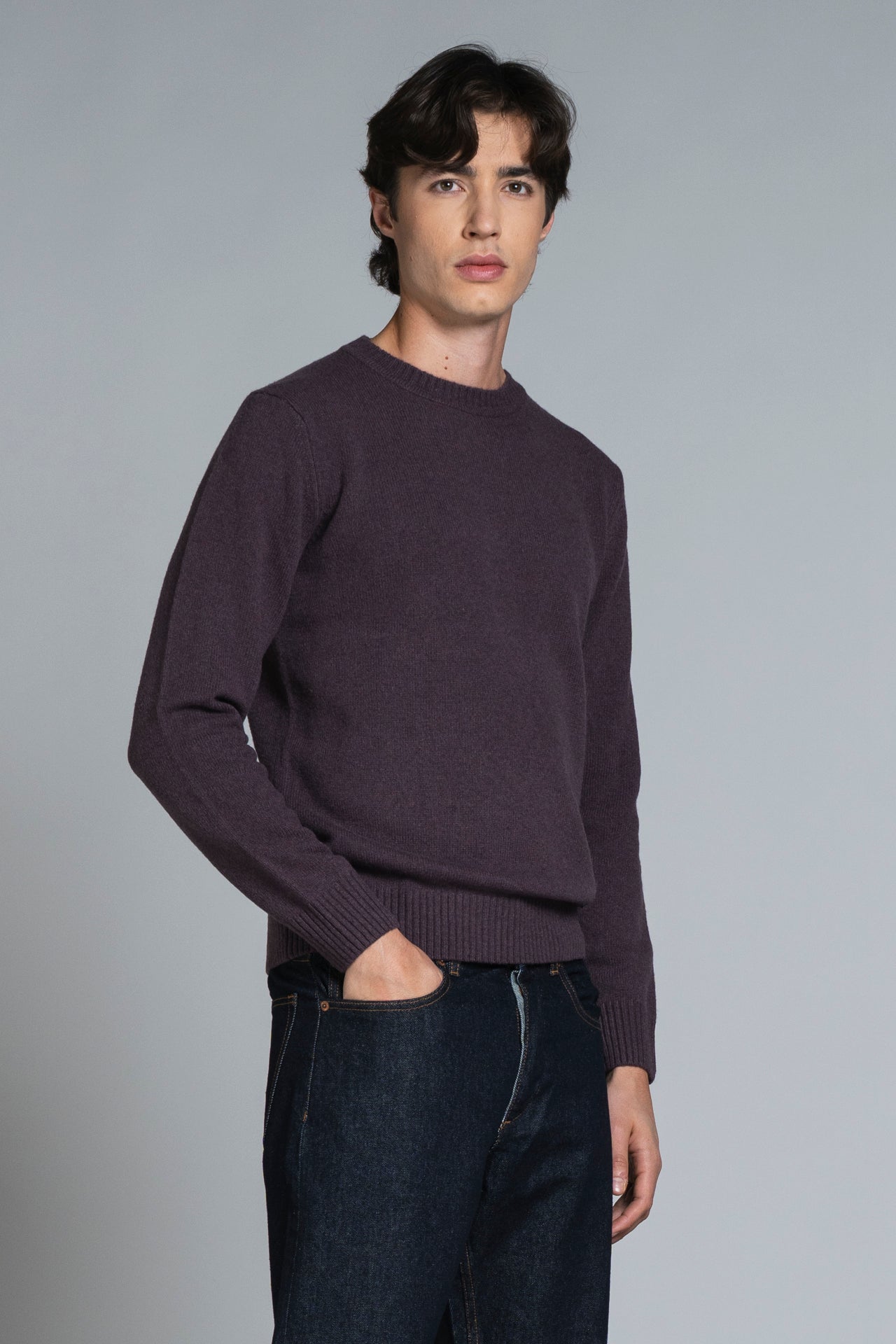 CHARLIE ROUND NECK IN LAMBSWOOL
