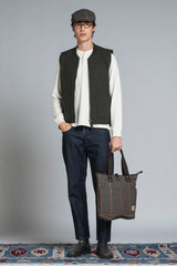 MARTIN GILET IN MIXED WOOL