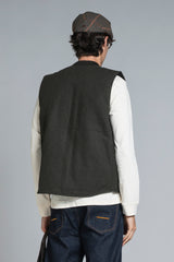 MARTIN GILET IN MIXED WOOL