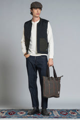 MARTIN GILET IN MIXED WOOL