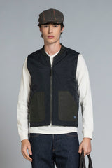 MARTIN GILET IN MIXED WOOL