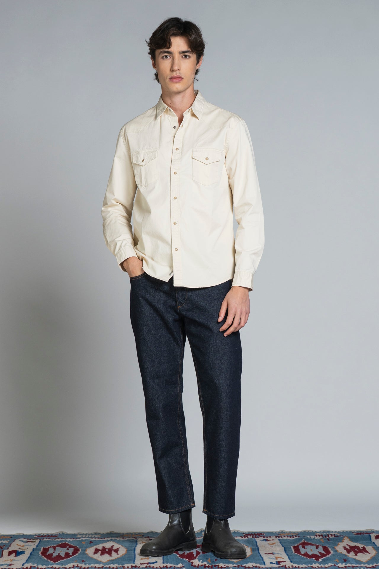 FORD SHIRT WESTERN IN TWILL