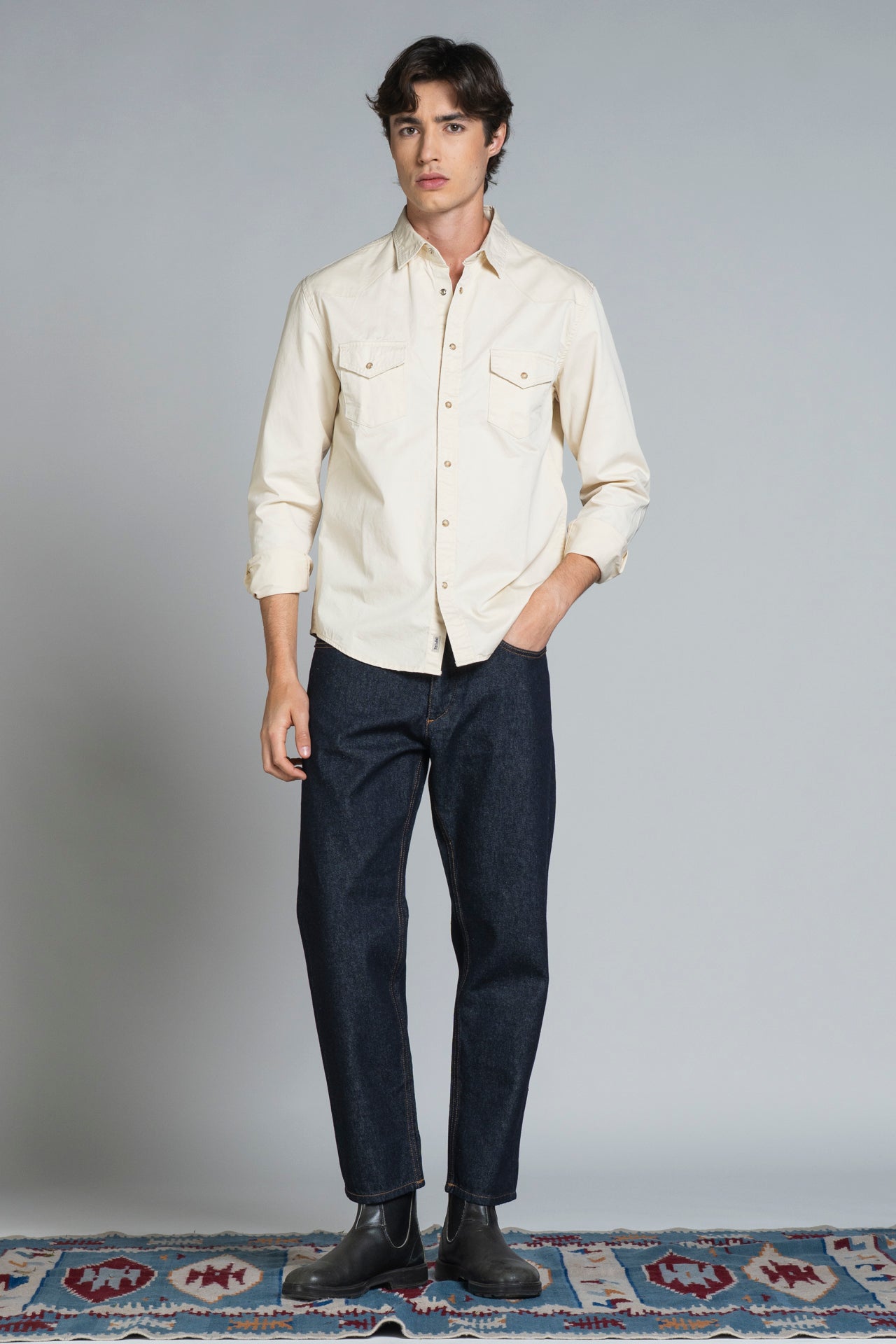 FORD SHIRT WESTERN IN TWILL
