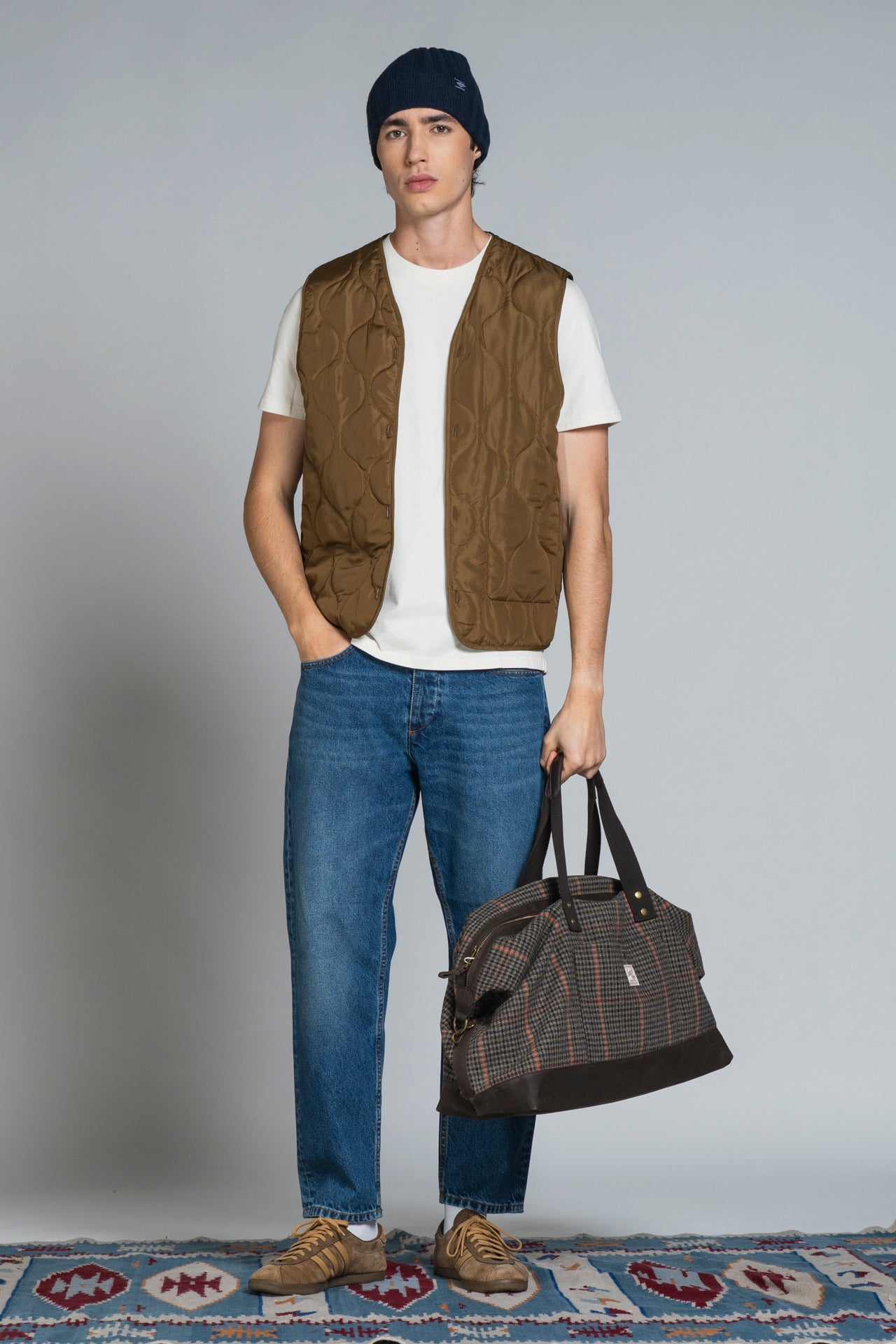 CLARENCE TRENCH IN MIXED COTTON