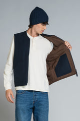 MARTIN GILET IN MIXED WOOL