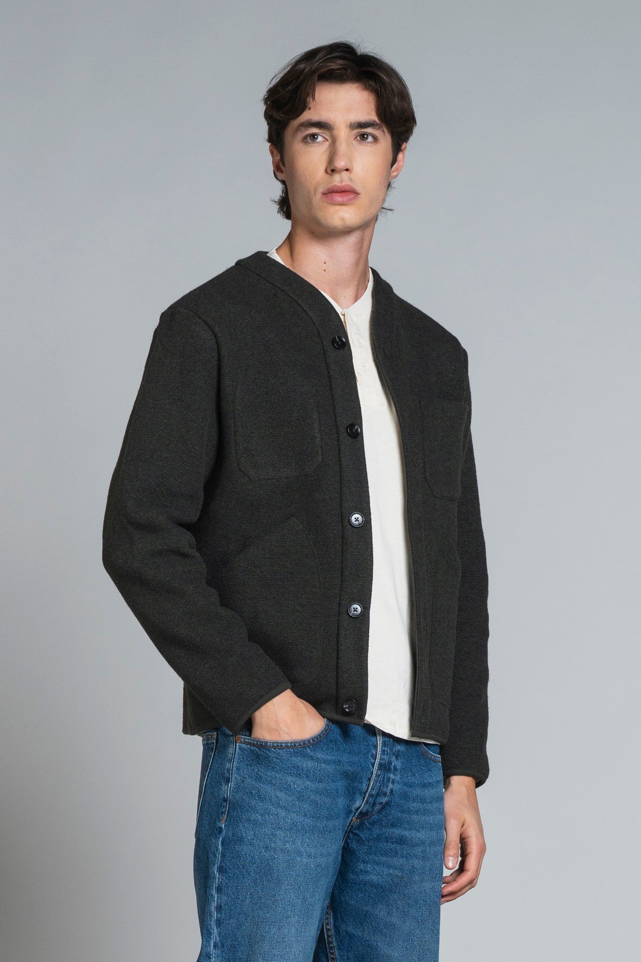 DOVERJACKET IN BOILED WOOL