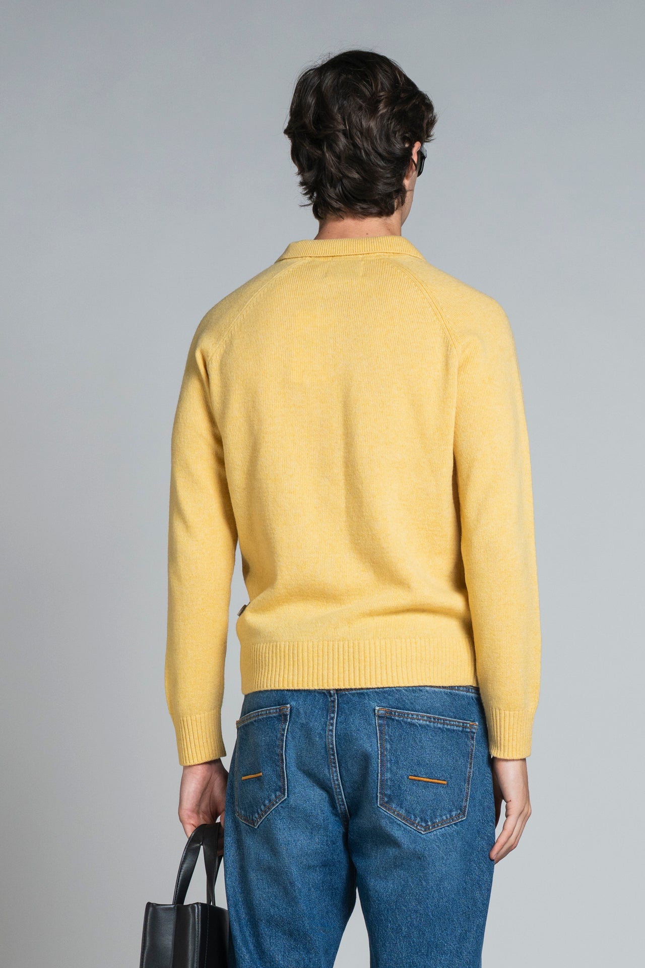 COLIN POLO IN LAMBSWOOL