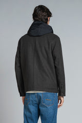 LIAM HOODIE JACKET MIXED WOOL