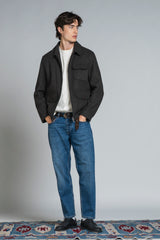 LIAM HOODIE JACKET MIXED WOOL