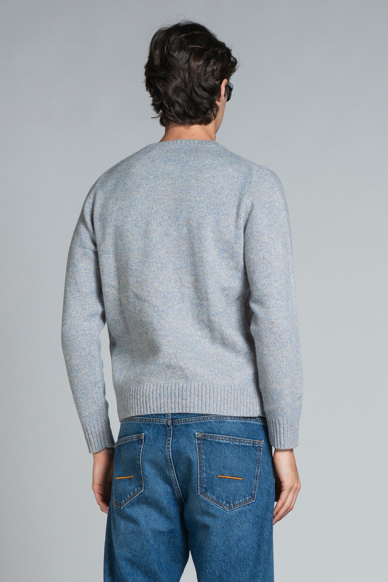 DUKE ROUND NECK IN MOULINE'