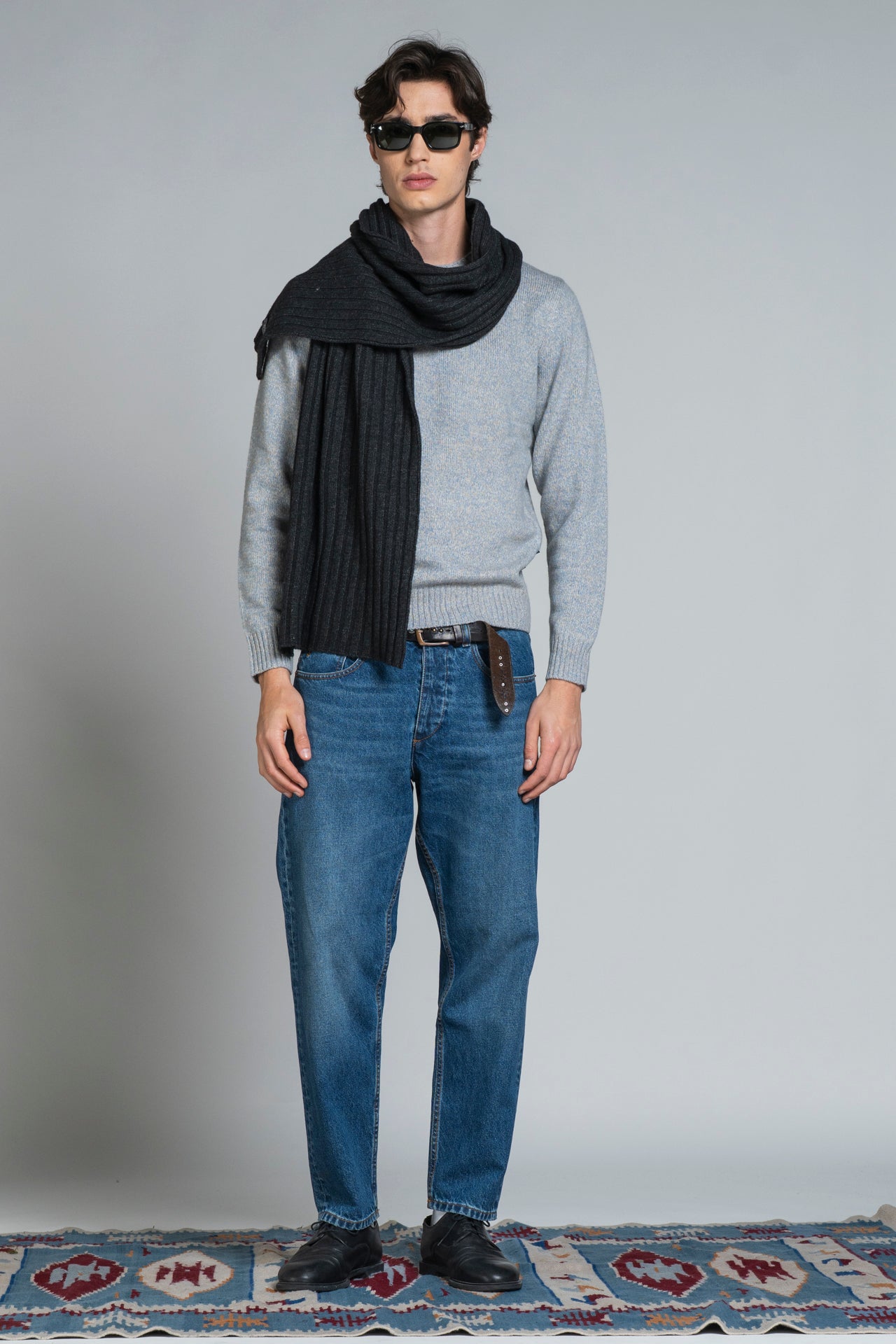 DUKE ROUND NECK IN MOULINE'