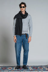 DUKE ROUND NECK IN MOULINE'