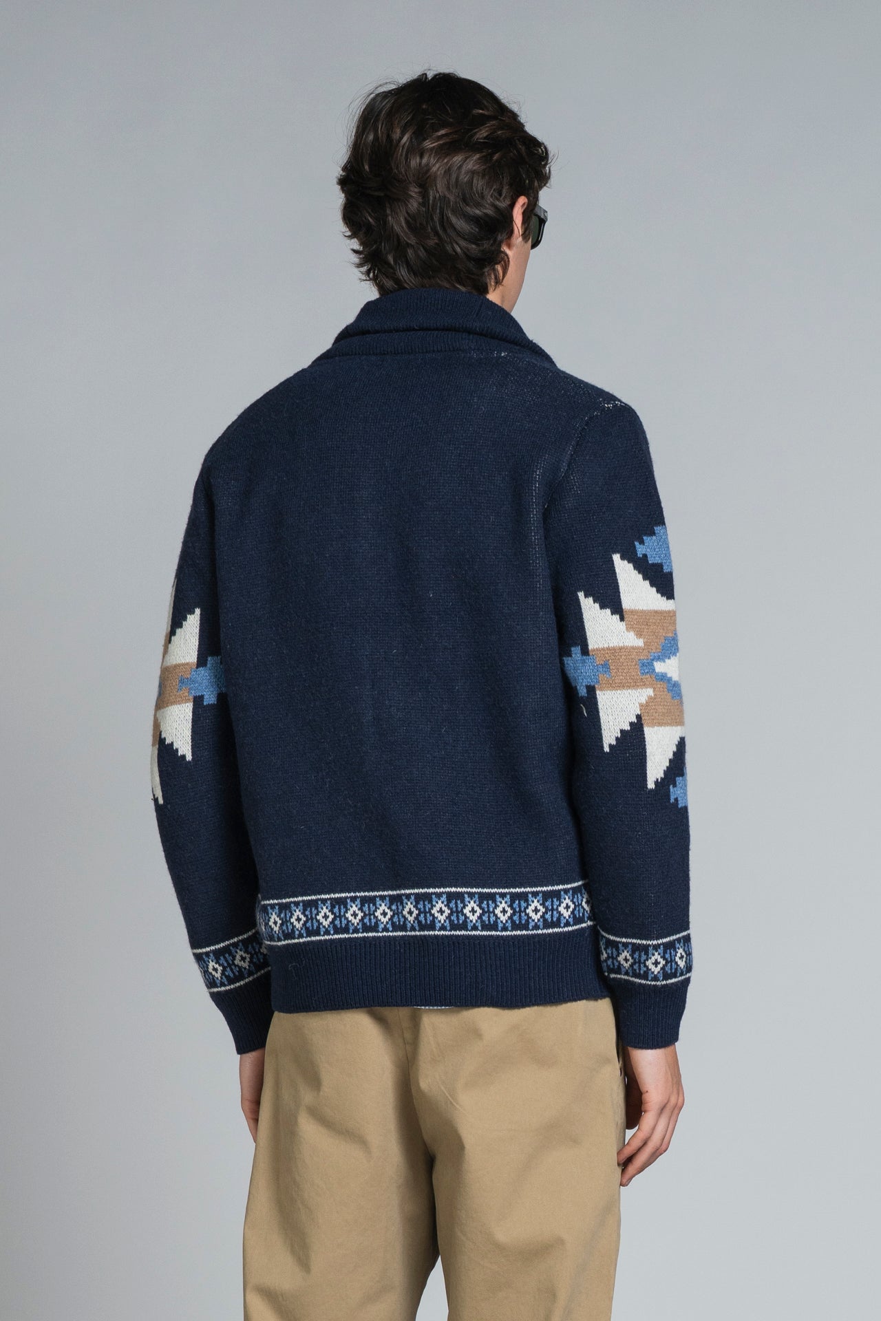 SAWYER CARDIGAN IN BLEND WOOL