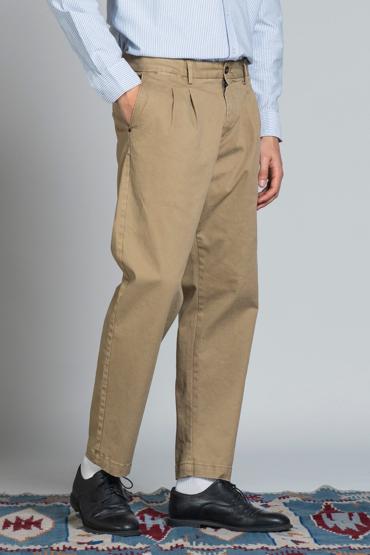 DEVIS CHINO LONG IN TWILL STRECH