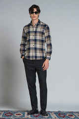 RILEY COLLAR FRENCH IN COTTON CHECK