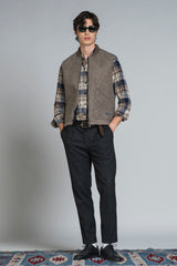 ELIAS CHINO LONG IN MIXED WOOL