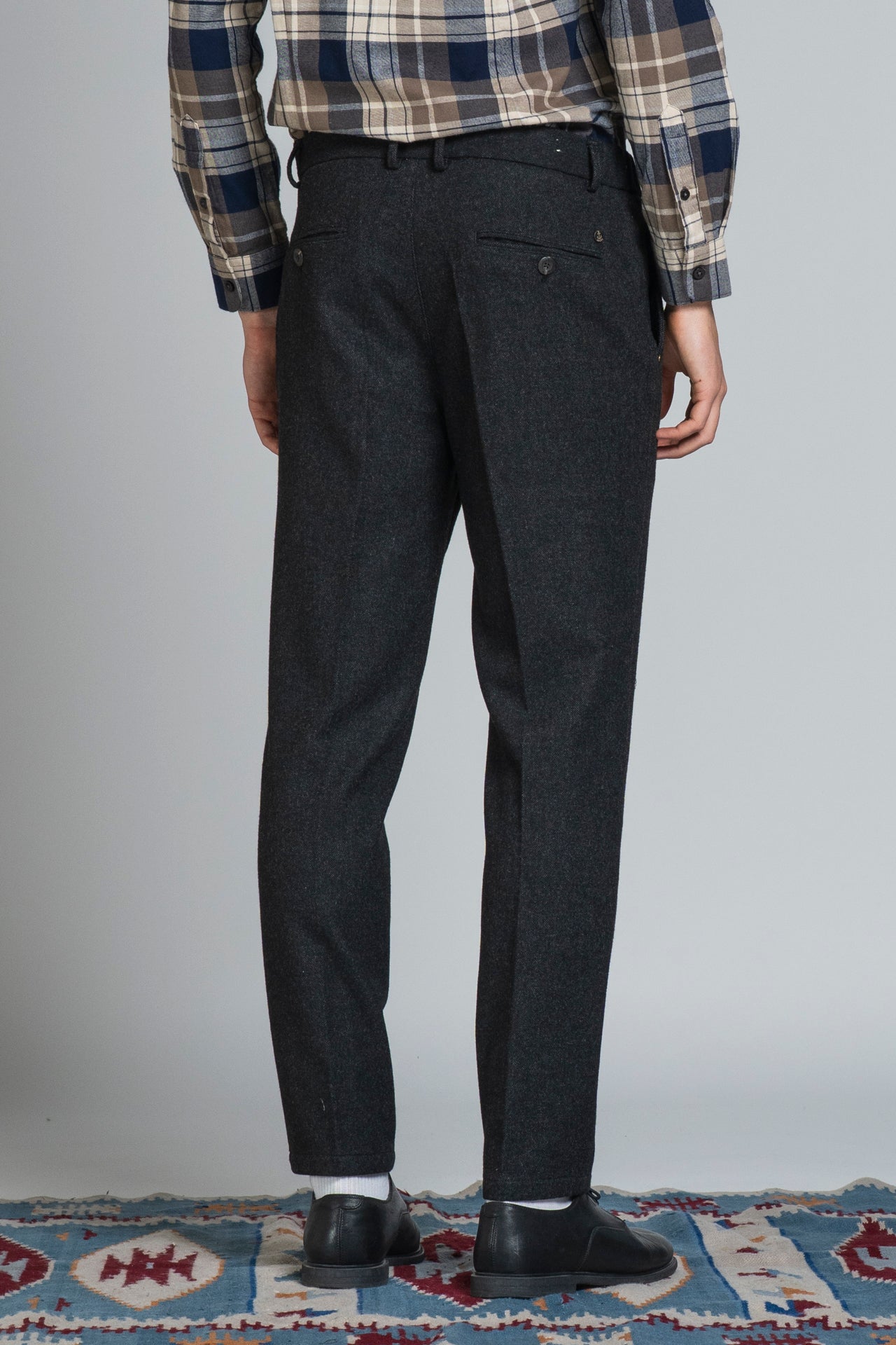 ELIAS CHINO LONG IN MIXED WOOL