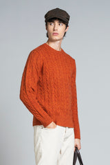 REED ROUND NECK  BRAID IN MOULINE'