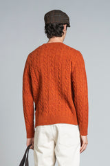 REED ROUND NECK  BRAID IN MOULINE'