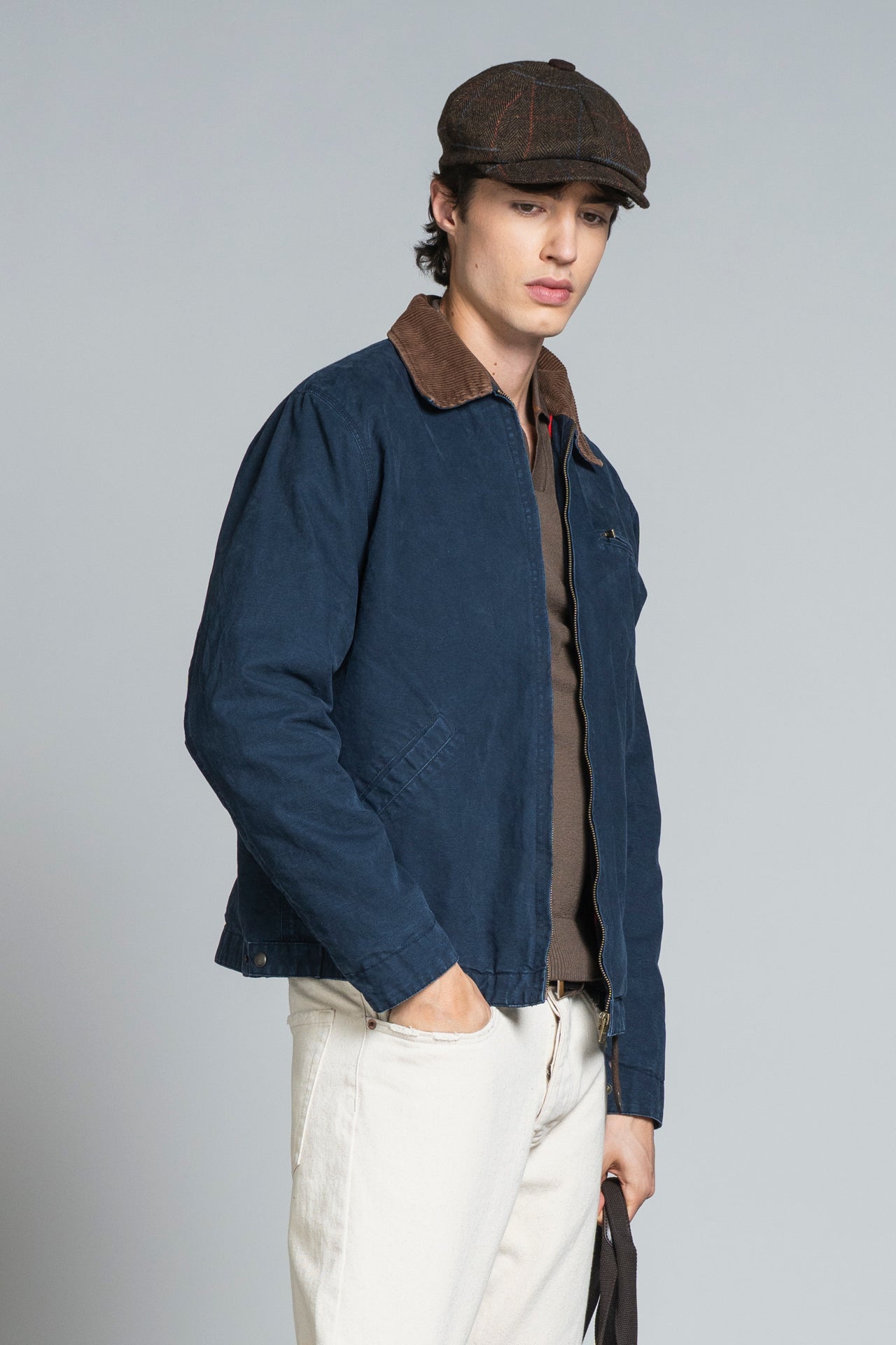 ORION SHORT JACKET IN CANVAS