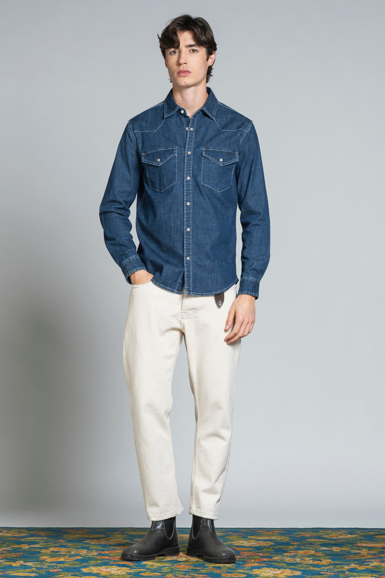 FORD SHIRT WESTERN IN DENIM