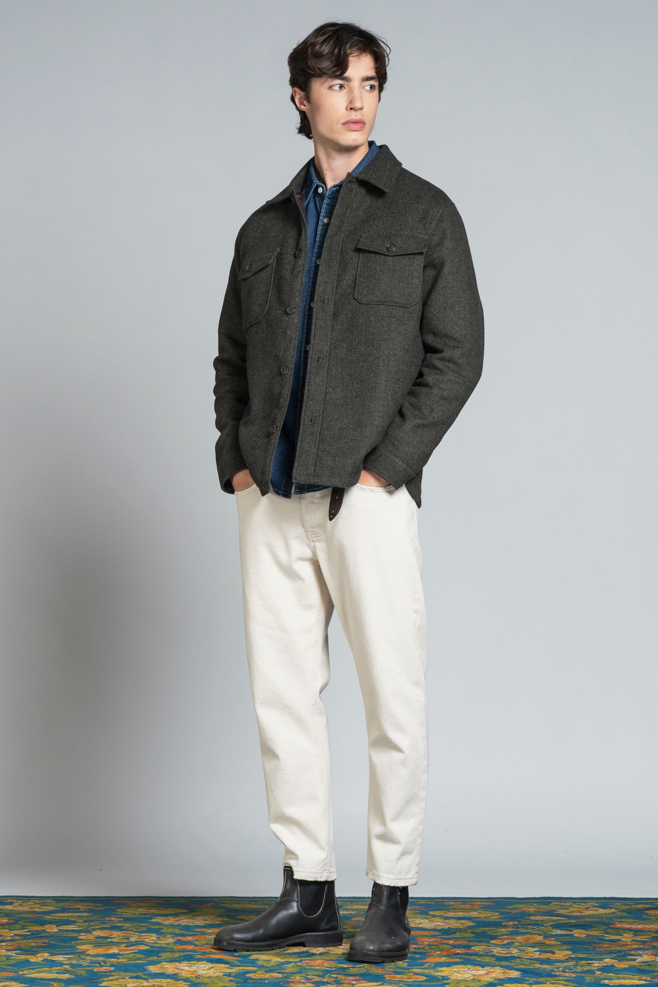 STAN OVERSHIRT IN POLYESTER