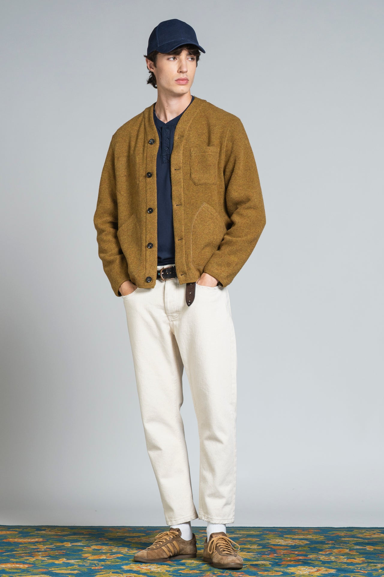 DOVER JACKET IN BOILED WOOL