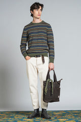 LENS ROUND NECK IN LAMBSWOOL