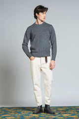 GEORGE ROUND NECK IN BLEND WOOL