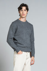 GEORGE ROUND NECK IN BLEND WOOL