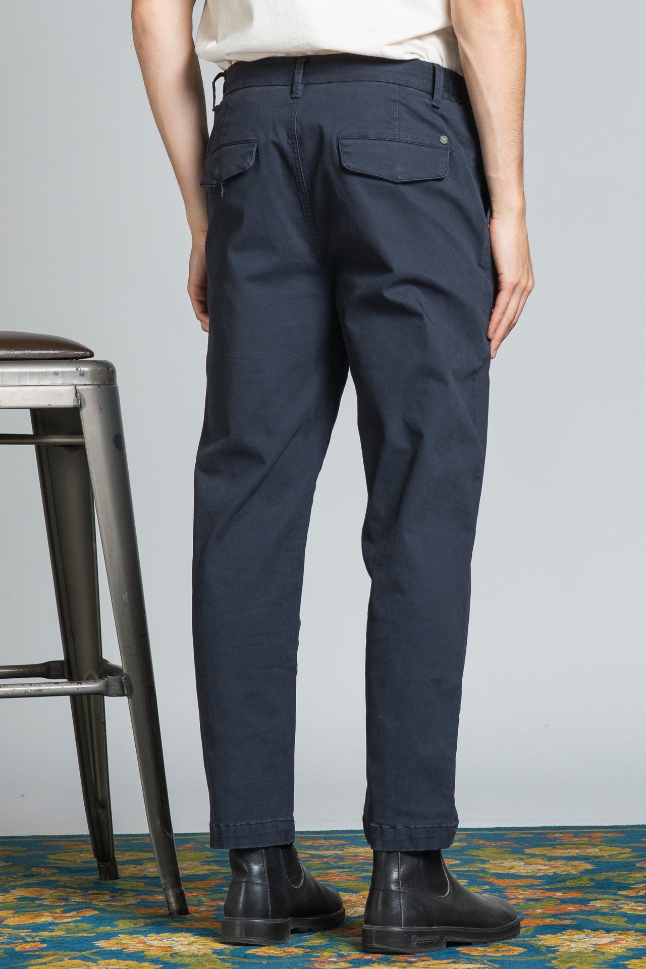 THEO CHINO LONG IN TWILL STRETCH