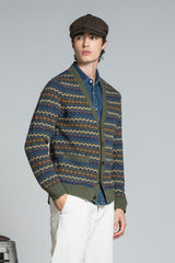 BYRNE CARDIGAN ALL OVER IN LAMBSWOOL