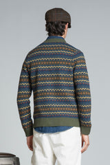 BYRNE CARDIGAN ALL OVER IN LAMBSWOOL
