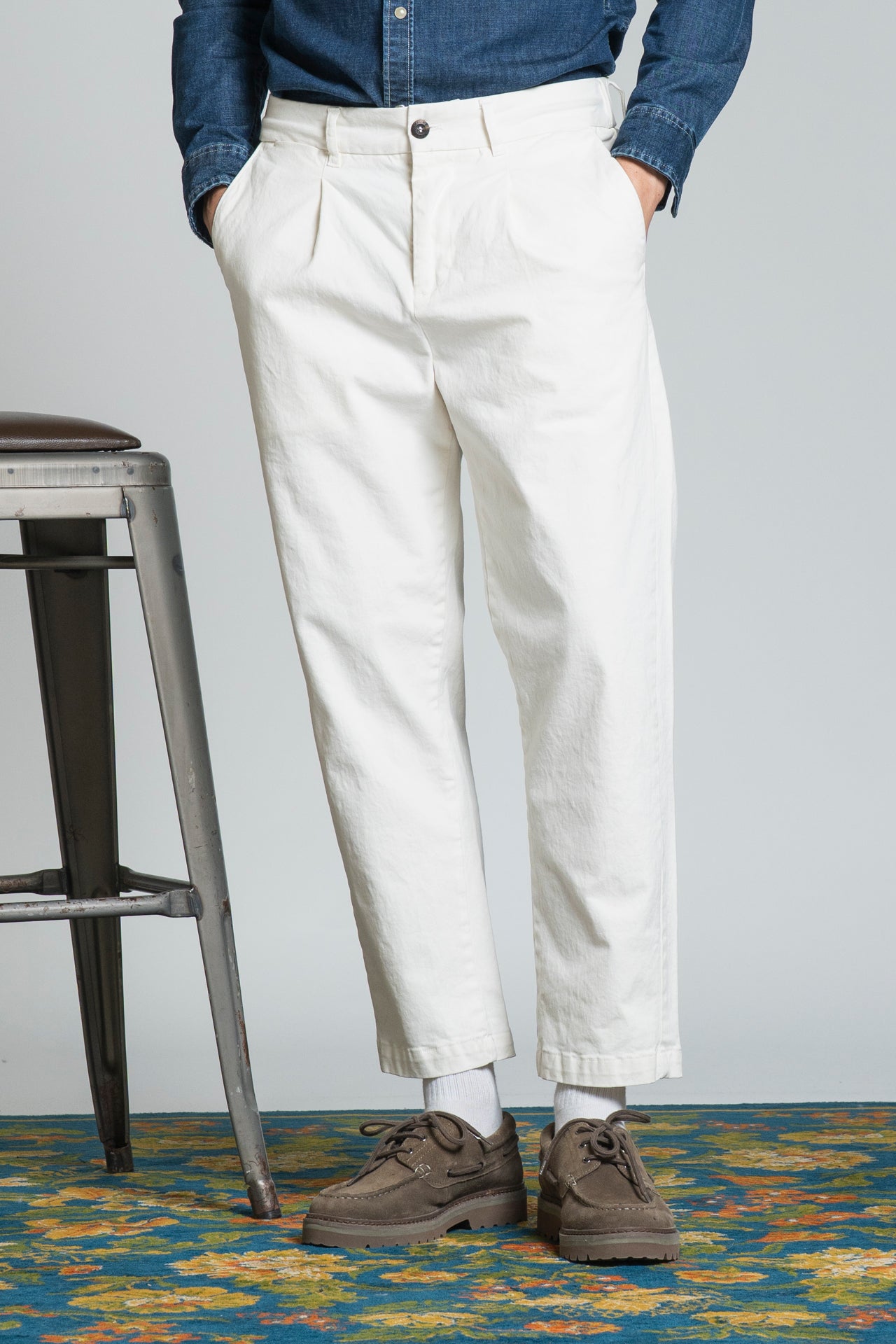 RICHARD CHINO LONG PENCES IN TWILL