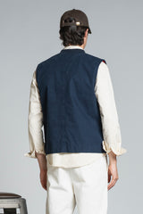 TERRY GILET IN CANVAS