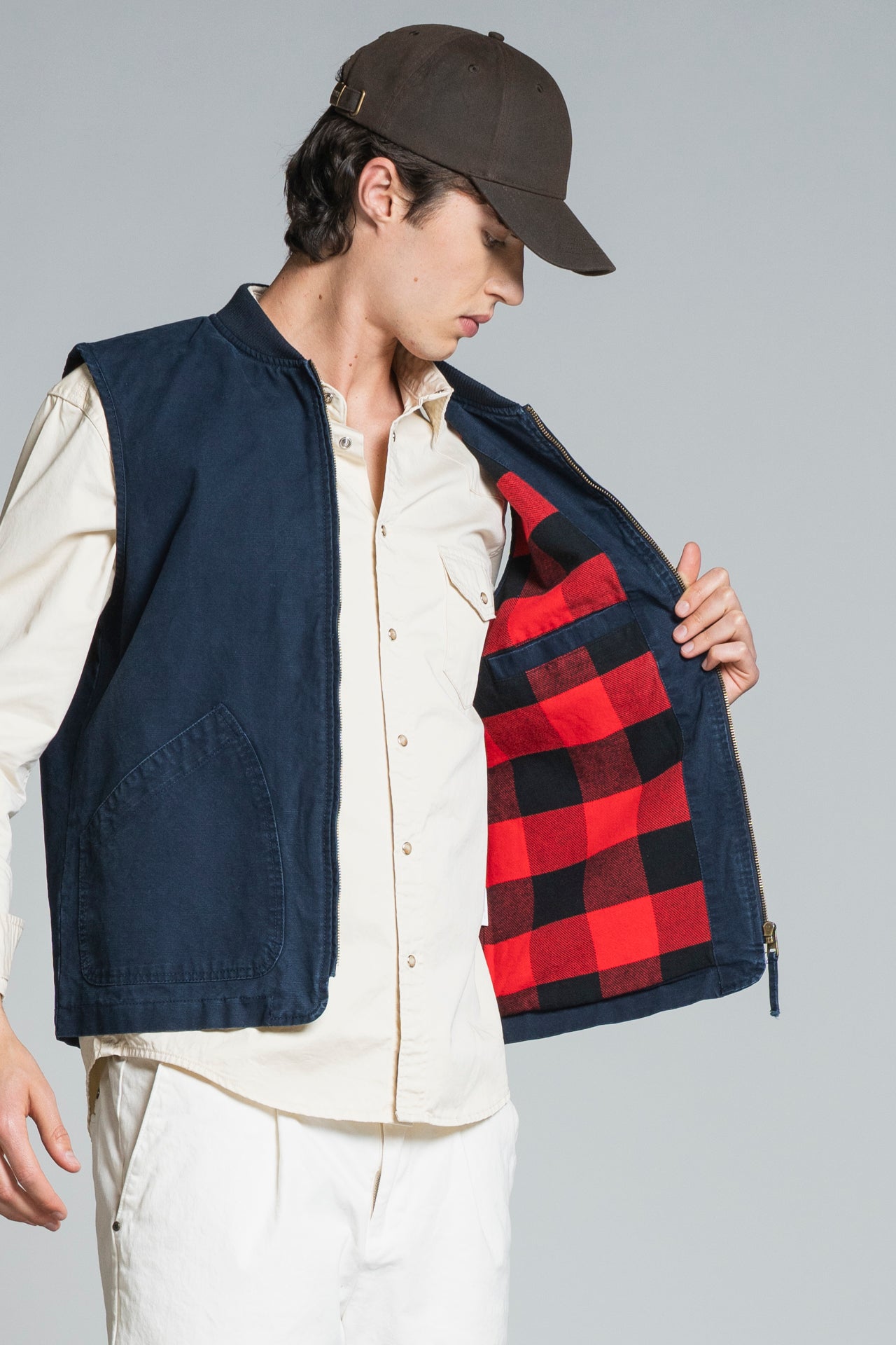 TERRY GILET IN CANVAS