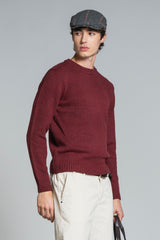 GEORGE ROUND NECK IN BLEND WOOL
